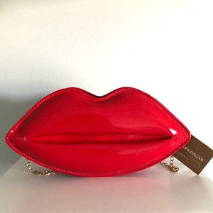 NWT Red Lips Purse